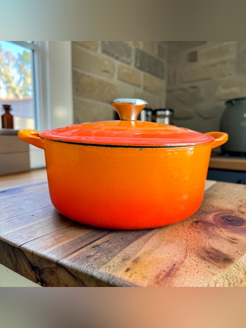 Le Creuset Flame Round Enameled Dutch Oven